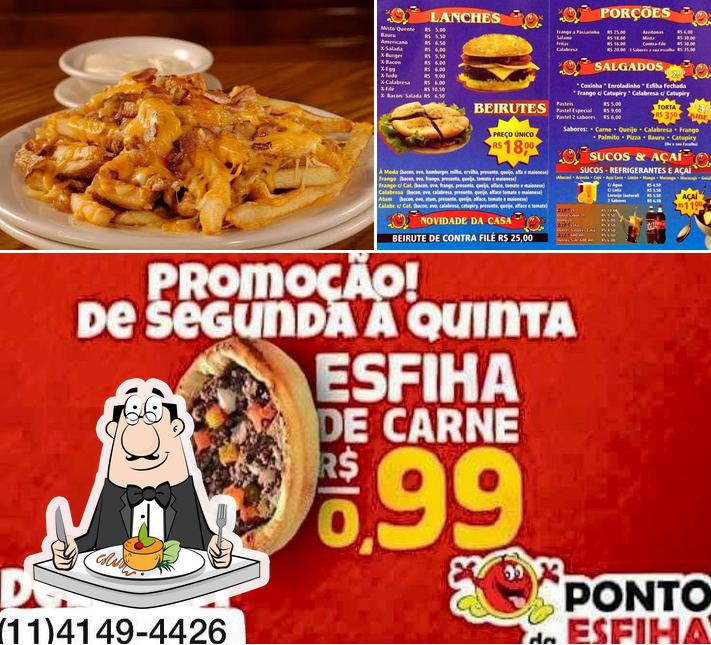 Comida em Point da Esfiha