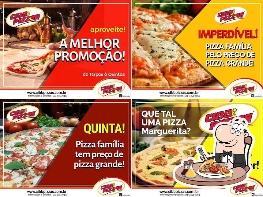 Consiga pizza no Cibb Pizzas