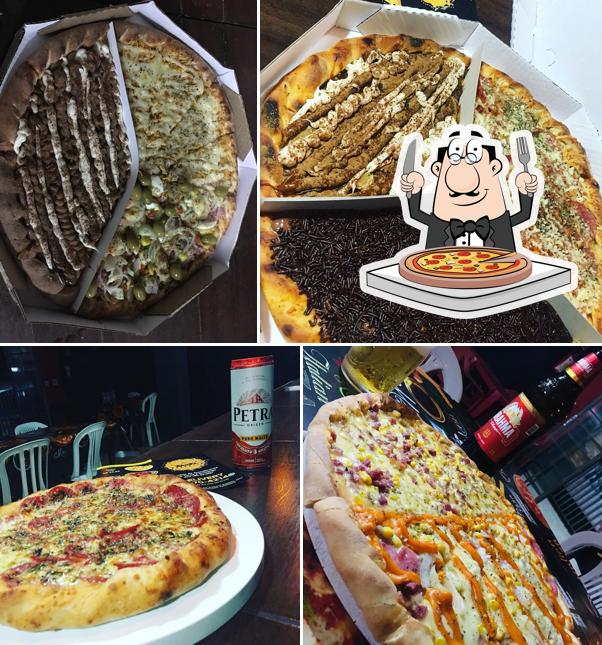Escolha pizza no ABUD'S Pizzaria