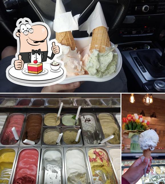 Gelateria LOBE serviert eine Vielfalt von Süßspeisen