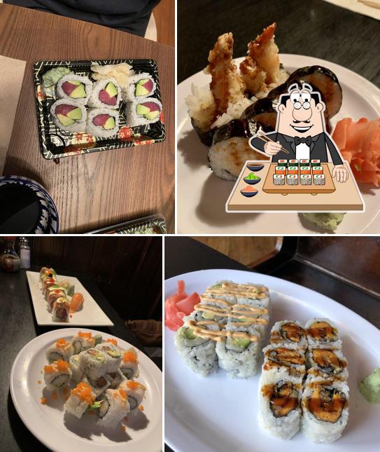 Try out different sushi options