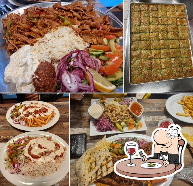 Platos en Istanbul Döner