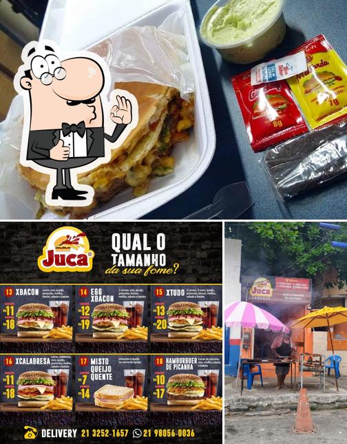 See this picture of Juca Lanches