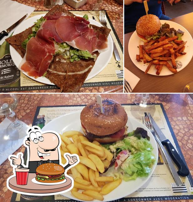 Prenez un hamburger à Brasserie du Cerf