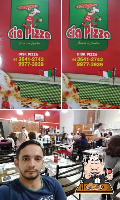 Experimente pizza no Cia Pizza Terra Boa