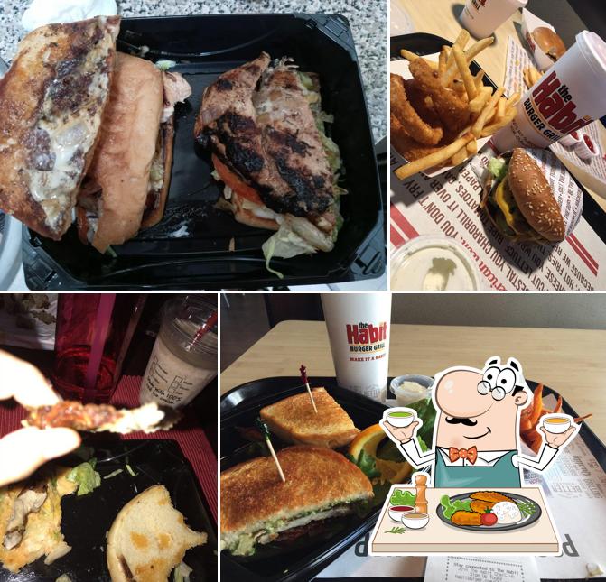 Platos en The Habit Burger Grill