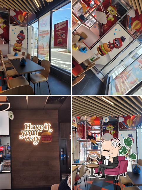 L'intérieur de Burger King