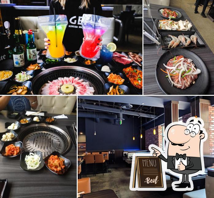 See this picture of Gen Korean BBQ House