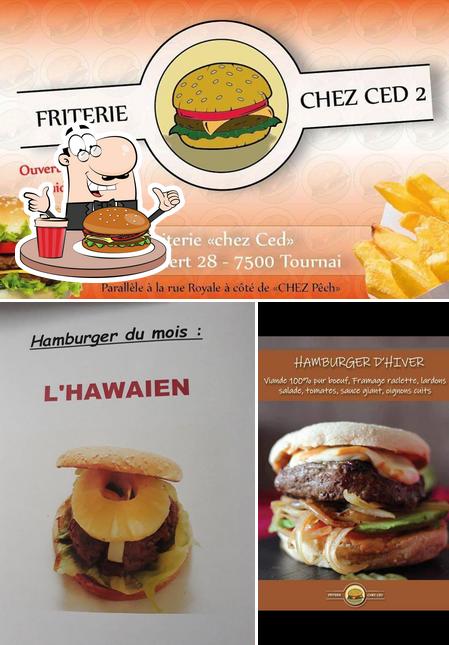 Commandez un hamburger à Friterie "Chez Ced 2"