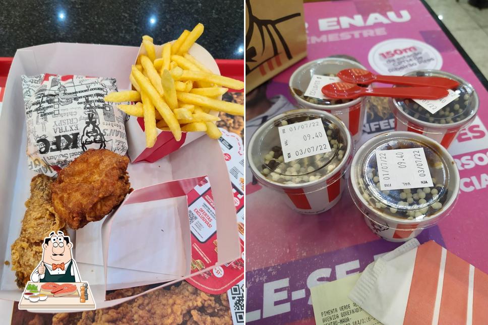 Peixe e fritas em KFC