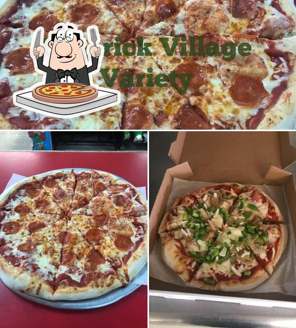 Order pizza at Limerick Village Variety