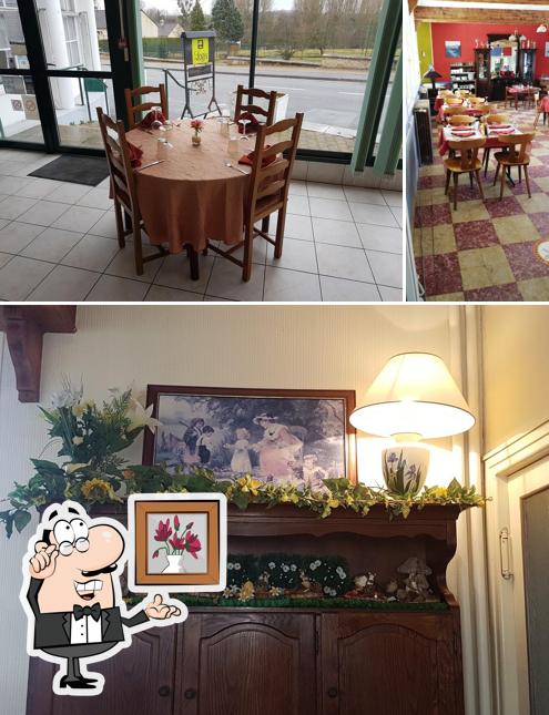 L'intérieur de L'auberge de la Vallée restaurant familiale