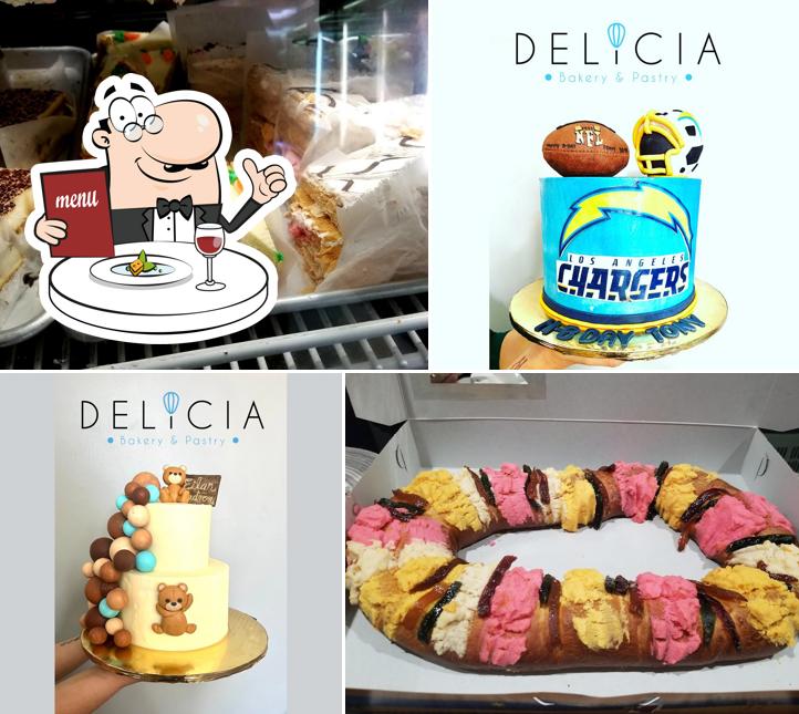 Еда в "Delicias Bakery"