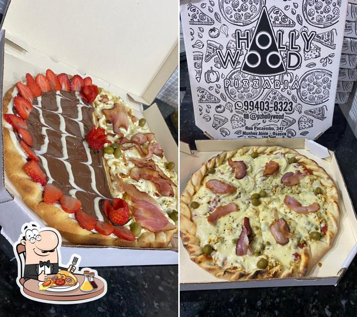 No Hollywood Pizzaria, você pode desfrutar de pizza