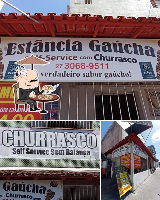 O exterior do Churrascaria Estância Gaúcha