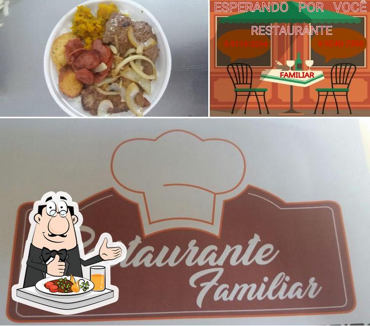 O Restaurante Familiar se destaca pelo comida e interior