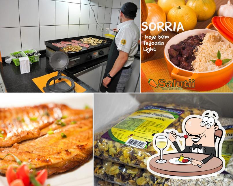 Comida em Salutii Espaço Gastronômico