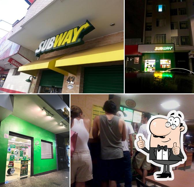 Look at the photo of Subway