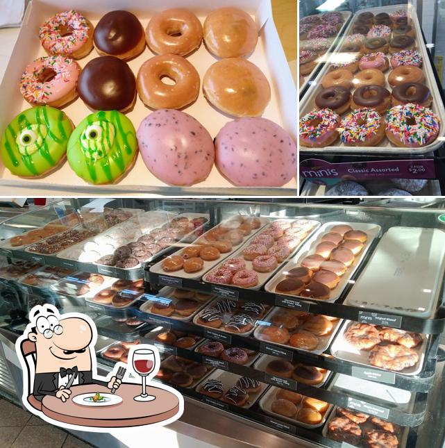 Comida en Krispy Kreme