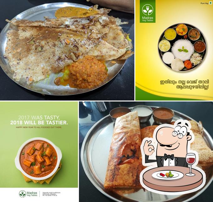 Meals at Madras Veg Tables Vegetarian Restaurant
