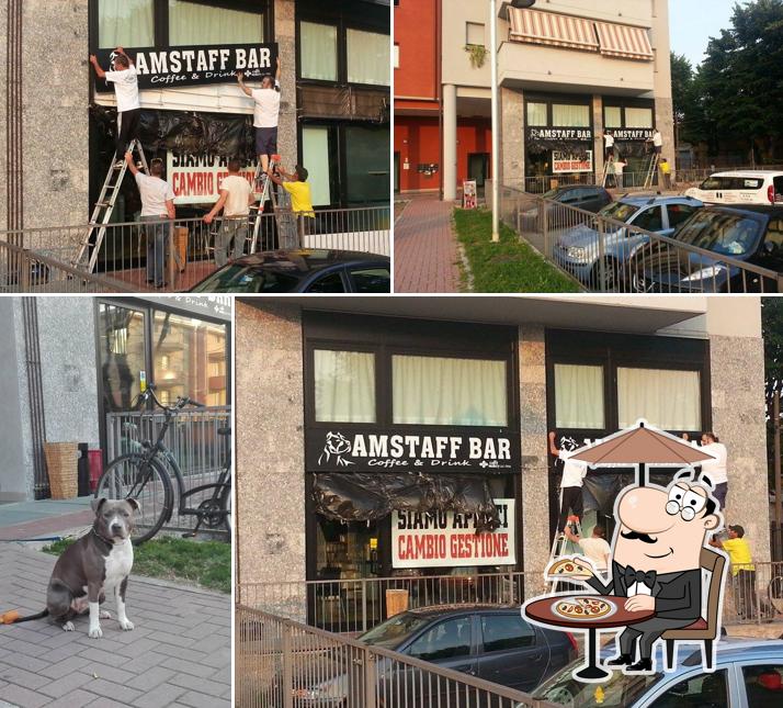 Gli esterni di Amstaff Bar