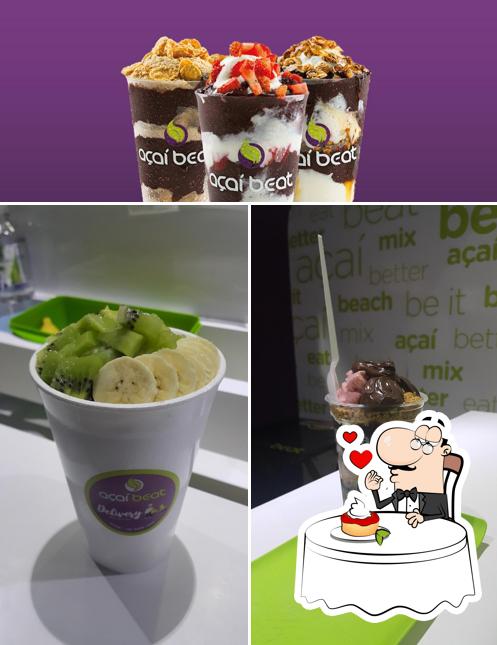 Açaí Beat oferece uma variedade de pratos doces