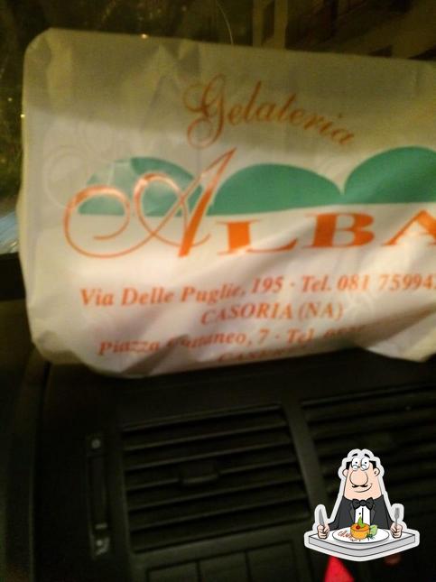 Cibo al Gelateria Alba