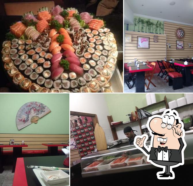 O interior do Nosso Sushi