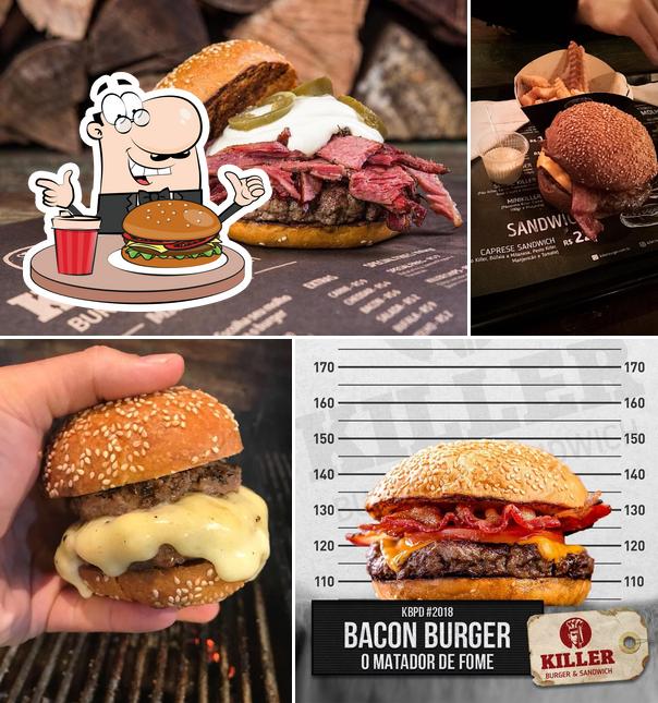 Experimente um hambúrguer no Killer Burger