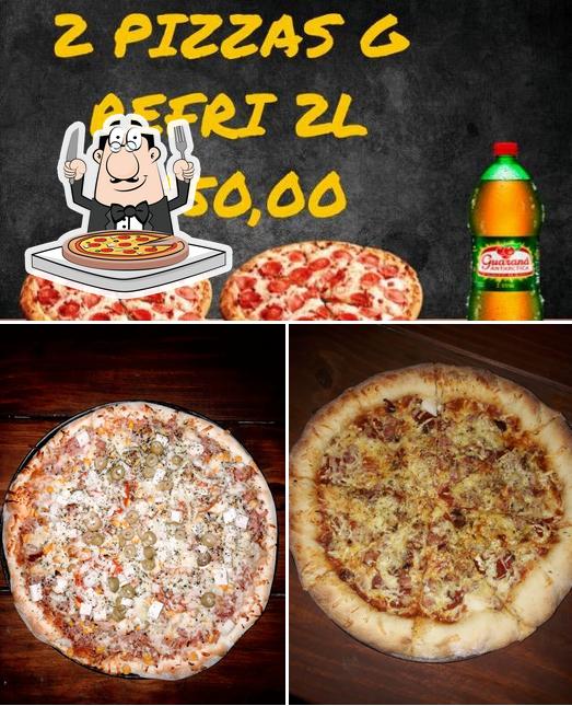 Peça pizza no Lá casa de pizza