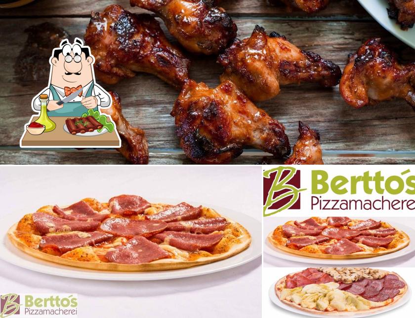 Prenez des plats à base de viande à Berttos.de. die Pizzamacherei