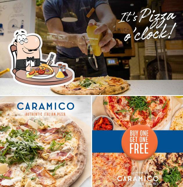 Order pizza at Caramico Pizza at Cosgrove's Centra