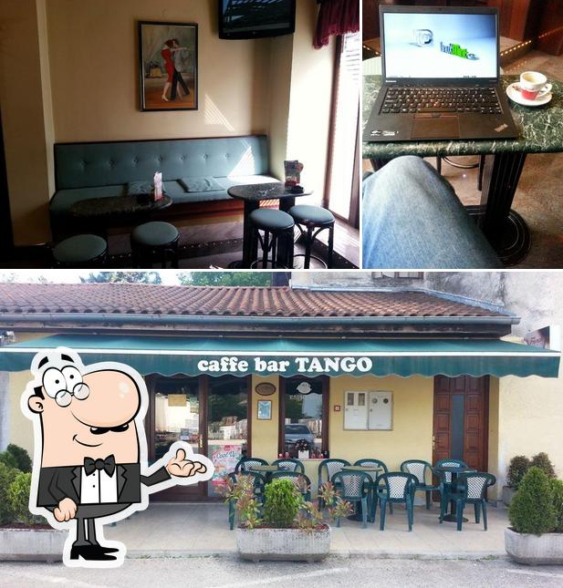 Gli interni di Caffe bar Tango