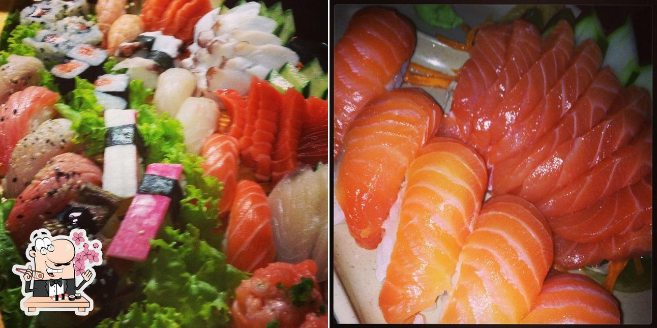 Presenteie-se com sushi no Tochi Sushi Bar