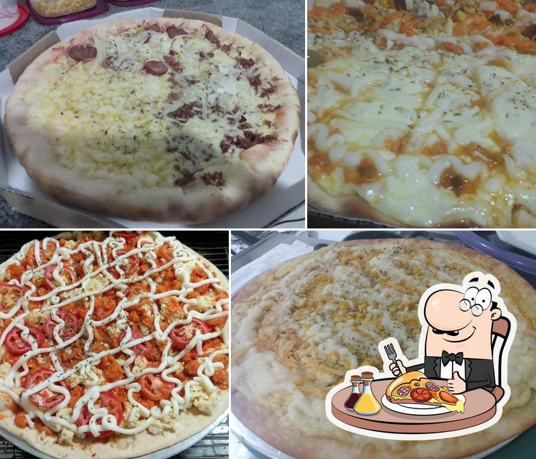 Consiga diferentes variedades de pizza