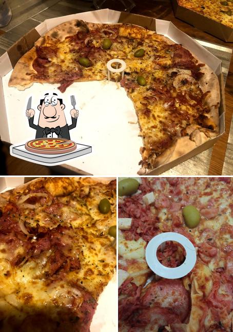 No Di Roma Pizza, você pode degustar pizza