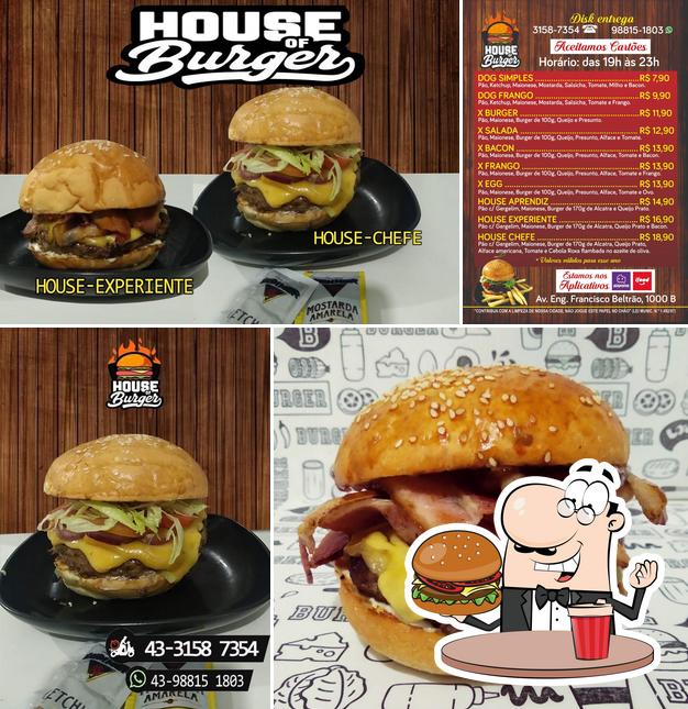 Consiga um hambúrguer no House of Burger