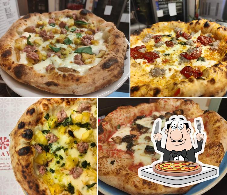 A Pizzeria PRIMAVERA Firenze, puoi goderti una bella pizza