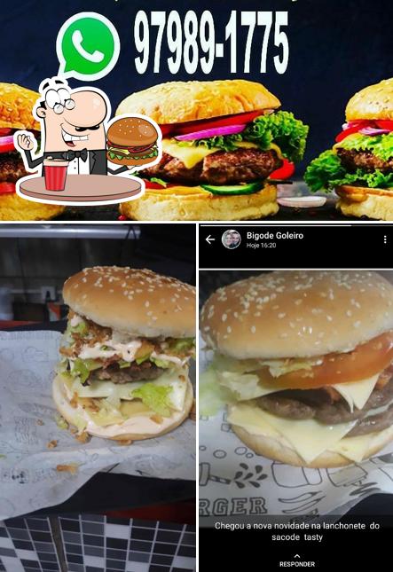 Consiga um hambúrguer no Sacode burguer