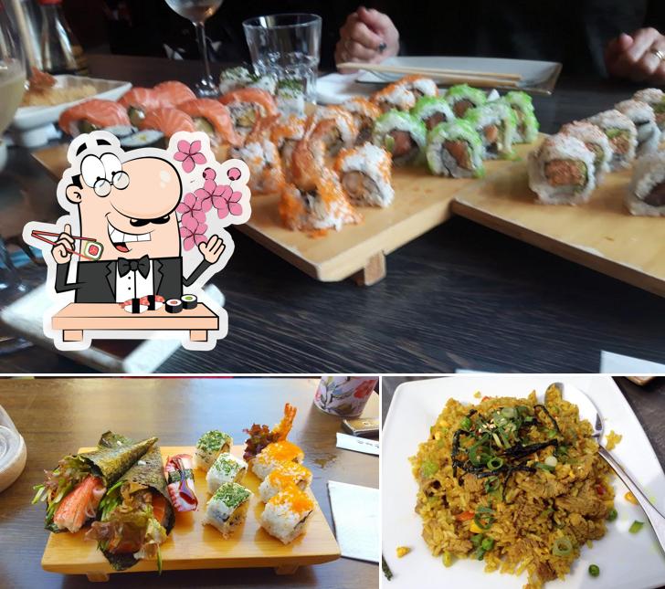 A Restaurant Shibuya, vous pouvez essayer des sushis