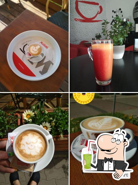 Check out various beverages available at Caffe Musetti
