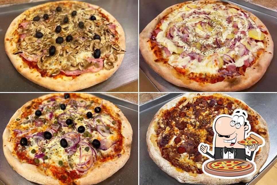 Choisissez de nombreux types de pizzas