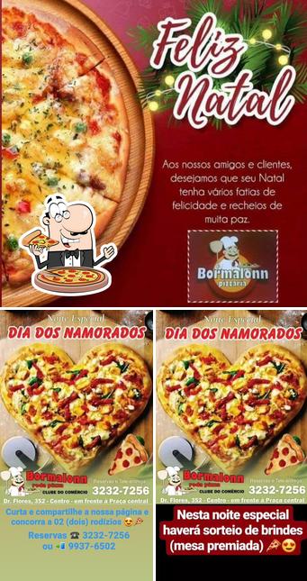 Consiga pizza no Restaurante Bormalonn