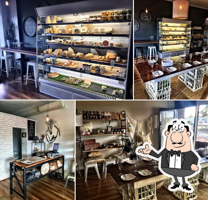 The interior of Little Cheese Shop