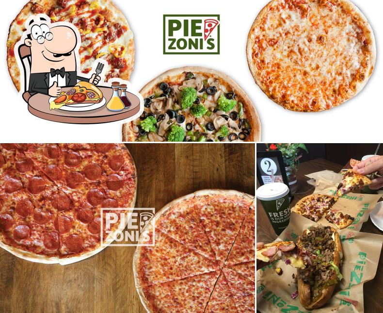 Попробуйте пиццу в "PieZoni's Pizza"
