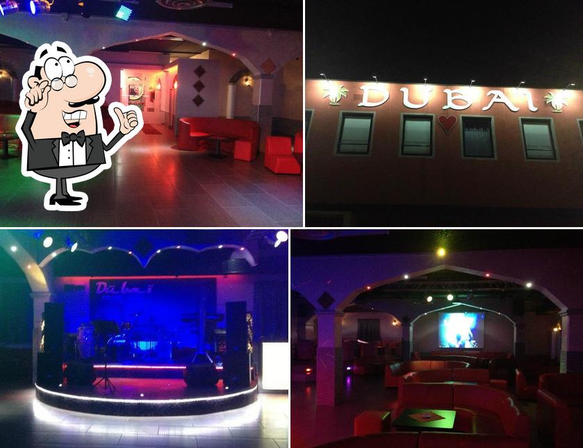 L'intérieur de Layali Dubai disco pub