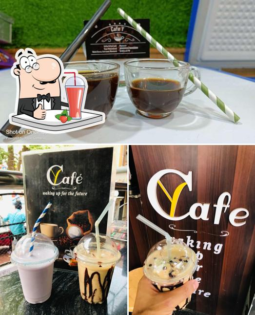 Enjoy a beverage at Cafe Y Mussoorie