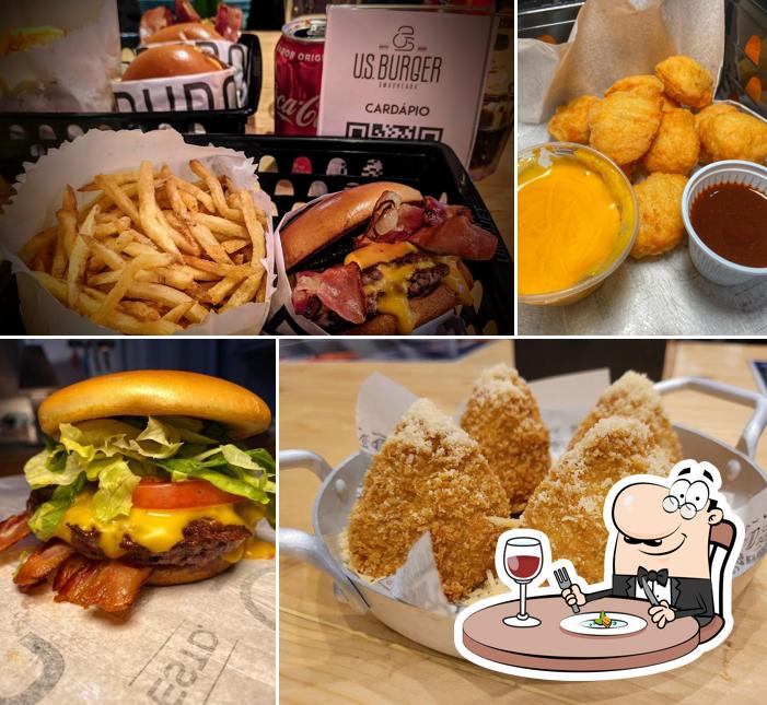 Comida em U.S Burger