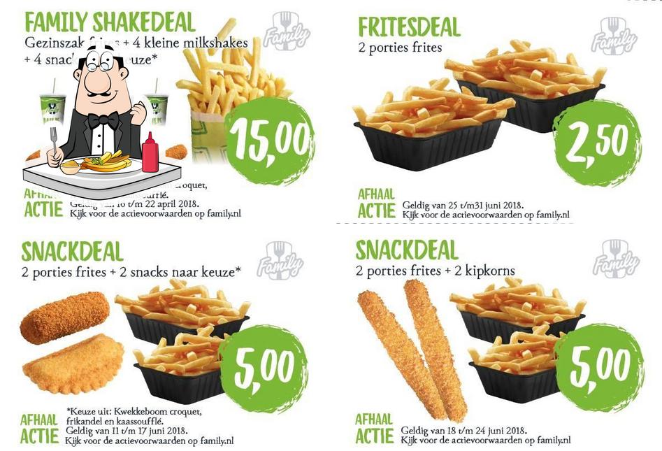 Probiert Pommes bei cafeteria Family