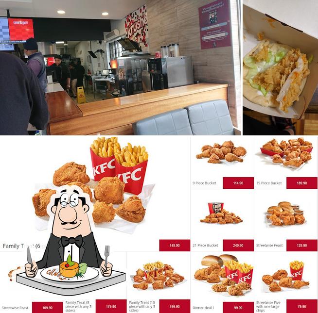Vérifiez la photo représentant la nourriture et intérieur concernant KFC Paarl Mall